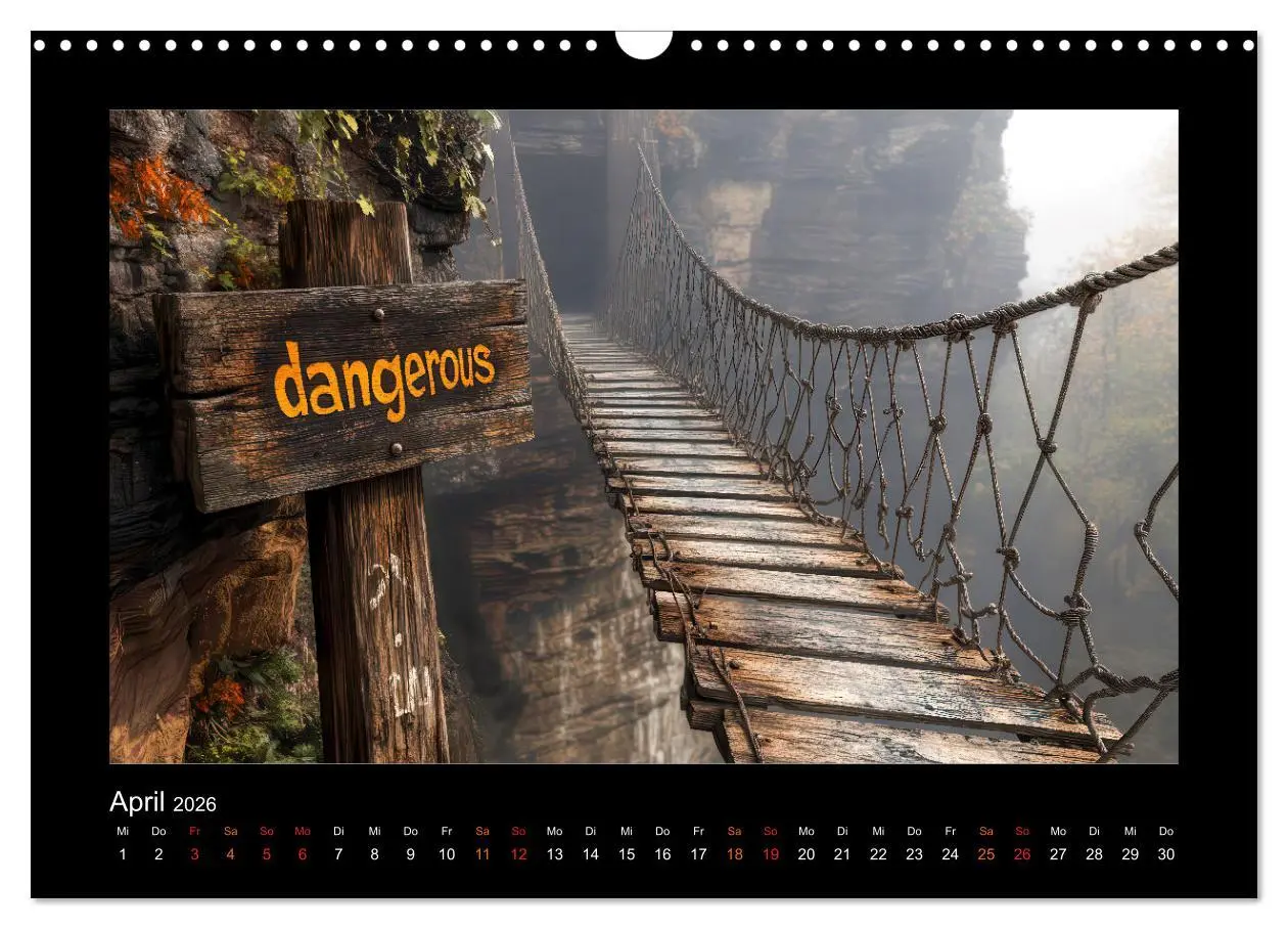 Bild: 9783457297223 | Abenteuerliche Wege (Wandkalender 2026 DIN A3 quer), CALVENDO...