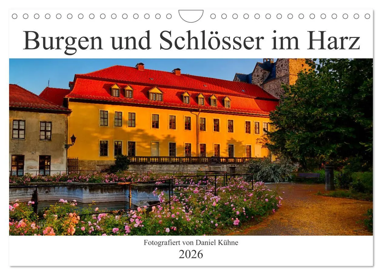 Cover: 9783457677223 | Burgen und Schlösser im Harz (Wandkalender 2026 DIN A4 quer),...