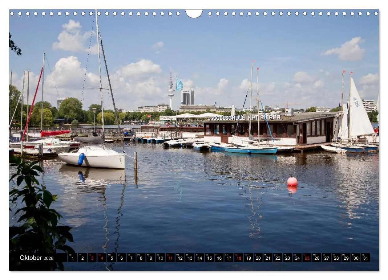 Bild: 9783516147223 | Hansestadt Hamburg (Wandkalender 2026 DIN A3 quer), CALVENDO...