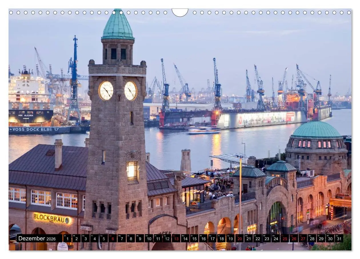 Bild: 9783516147223 | Hansestadt Hamburg (Wandkalender 2026 DIN A3 quer), CALVENDO...