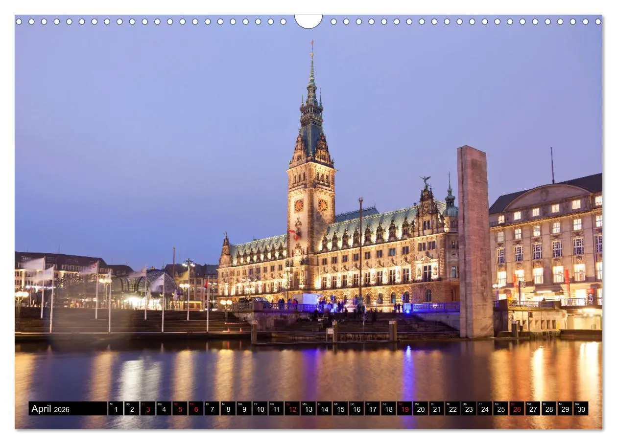 Bild: 9783516147223 | Hansestadt Hamburg (Wandkalender 2026 DIN A3 quer), CALVENDO...