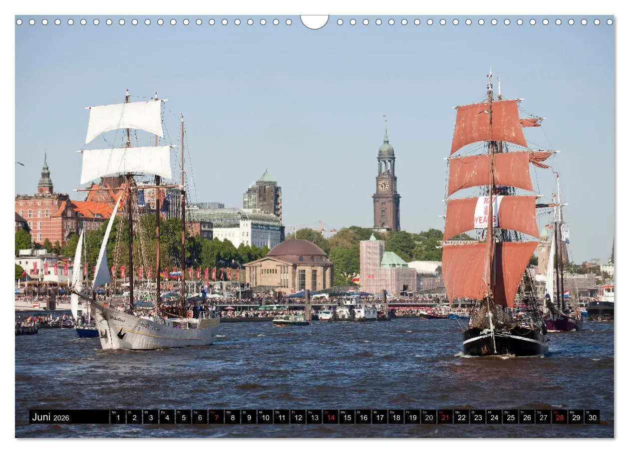 Bild: 9783516147223 | Hansestadt Hamburg (Wandkalender 2026 DIN A3 quer), CALVENDO...
