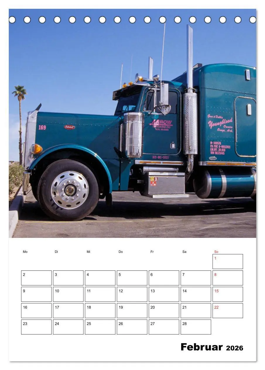 Bild: 9783516387223 | US-Trucks ... unterwegs im amerikanischen Westen - Monatsplaner...
