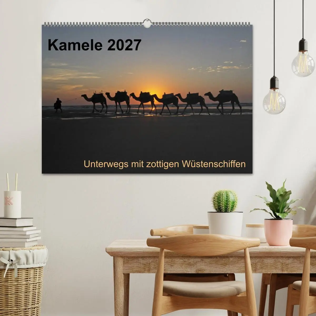 Bild: 9783594127223 | Kamele 2027 - Unterwegs mit zottigen Wüstenschiffen (Wandkalender...