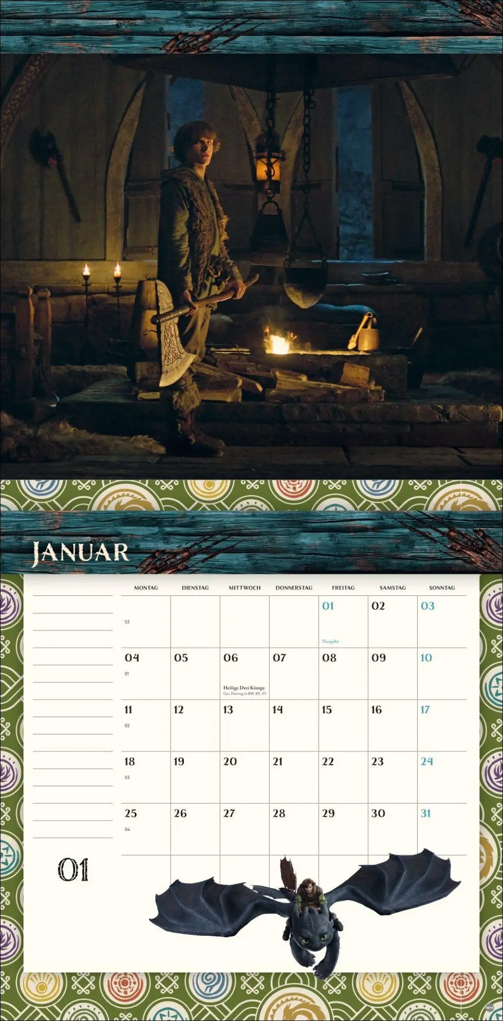 Bild: 9783756417223 | Drachenzähmen Broschurkalender 2027 | Kalender | 28 S. | Deutsch