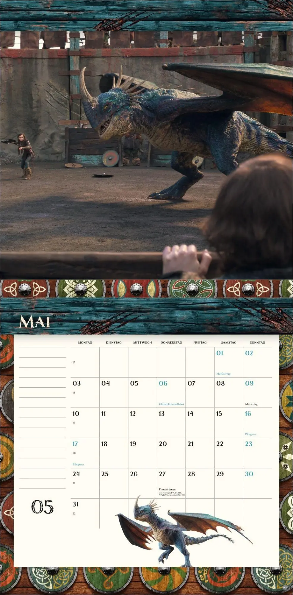 Bild: 9783756417223 | Drachenzähmen Broschurkalender 2027 | Kalender | 28 S. | Deutsch