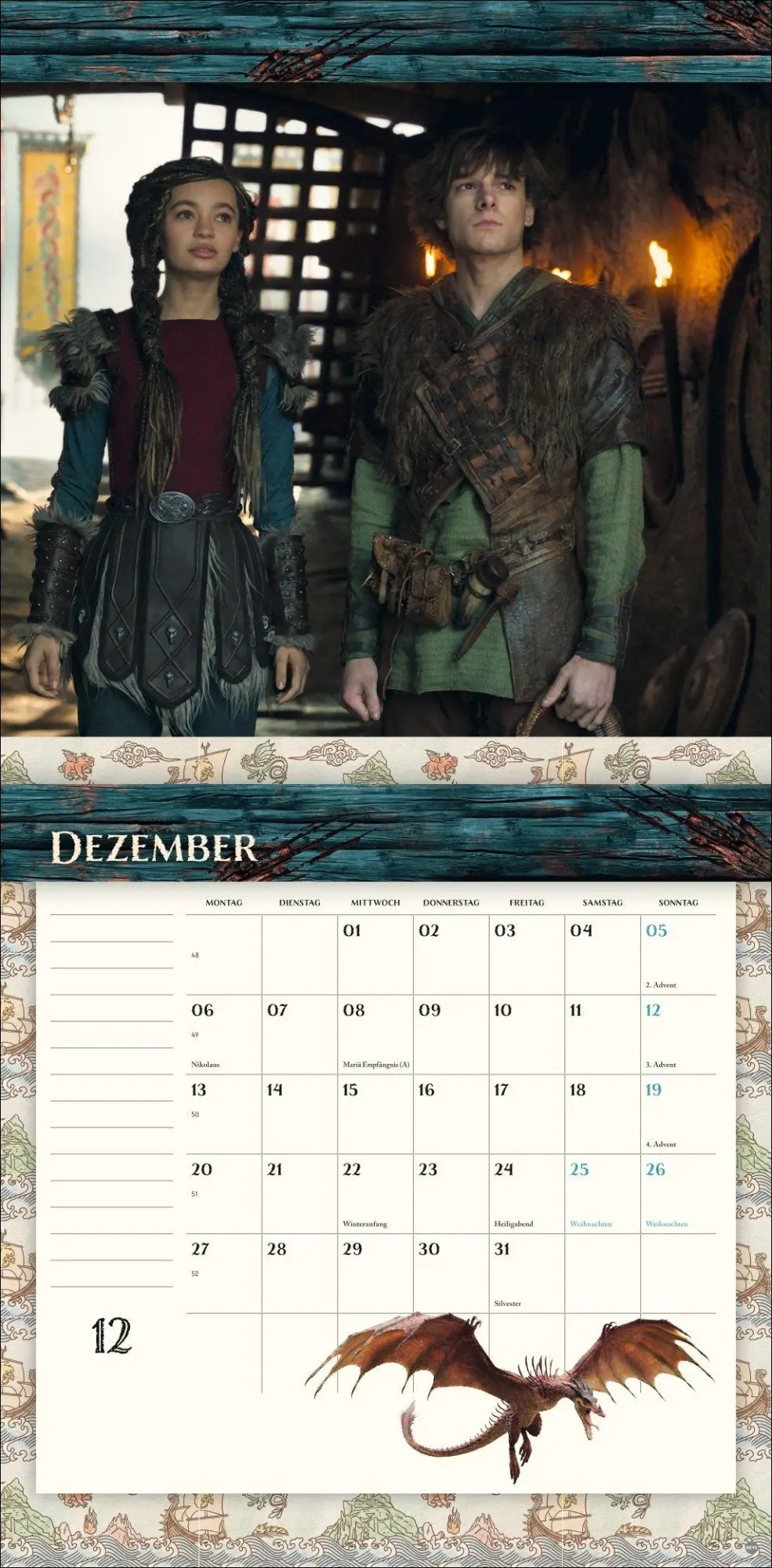 Bild: 9783756417223 | Drachenzähmen Broschurkalender 2027 | Kalender | 28 S. | Deutsch