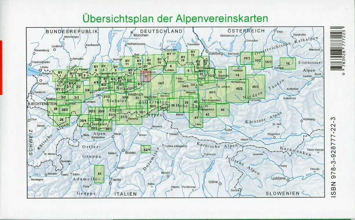 Bild: 9783928777223 | DAV Alpenvereinskarte 06 Rofan 1 : 25 000 | Topographische Karte