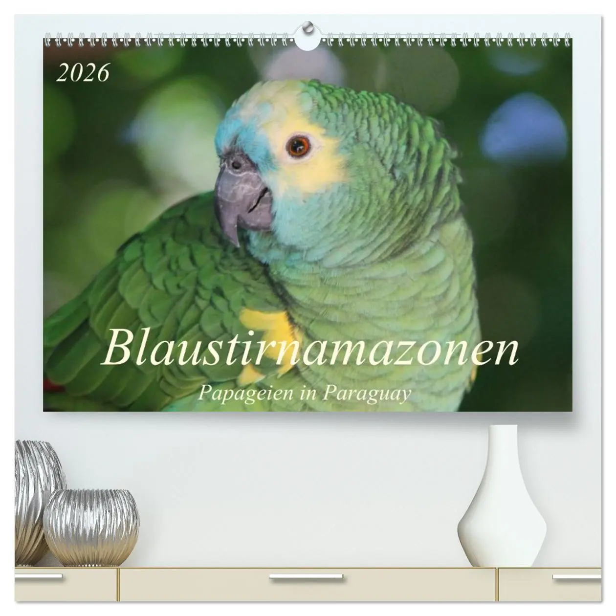 Cover: 9783516137323 | Blaustirnamazonen - Papageien in Paraguay (hochwertiger Premium...