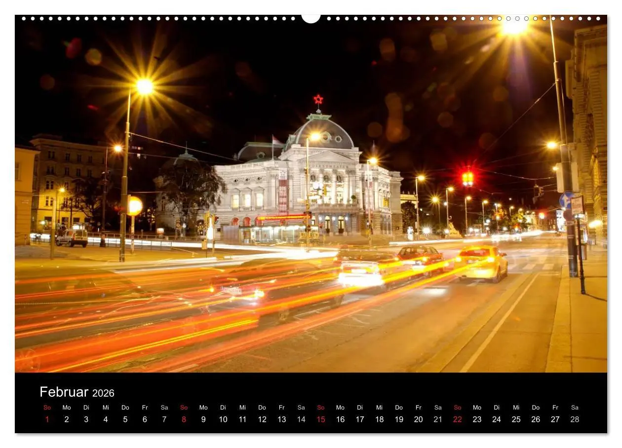 Bild: 9783516207323 | Wien (hochwertiger Premium Wandkalender 2026 DIN A2 quer),...