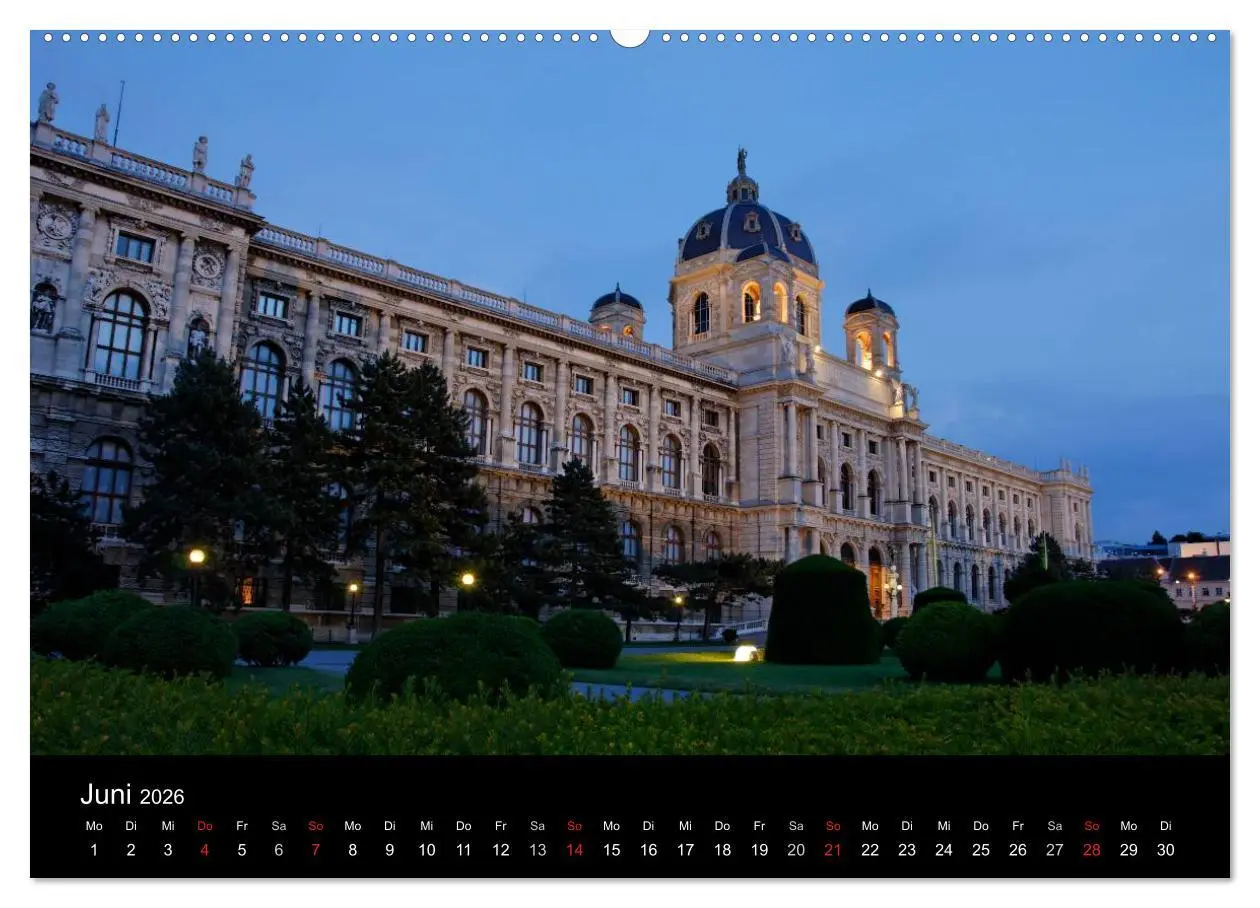 Bild: 9783516207323 | Wien (hochwertiger Premium Wandkalender 2026 DIN A2 quer),...
