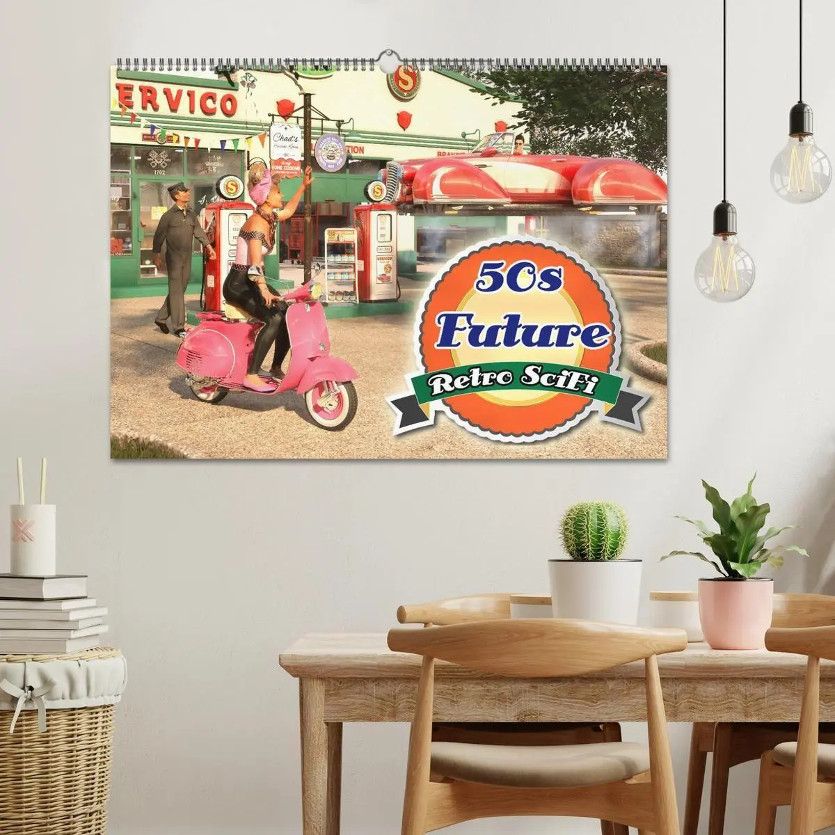 Bild: 9783569227323 | 50s Future - Retro SciFi (Wandkalender 2027 DIN A2 quer), CALVENDO...