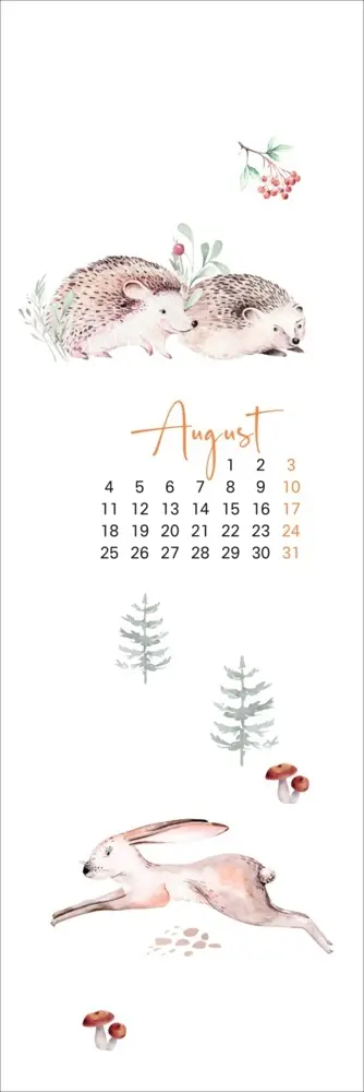 Bild: 9783756407323 | Waldtiere Lesezeichen &amp; Kalender 2025 | Kalender | Geblockt | 13 S.