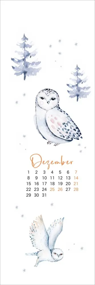 Bild: 9783756407323 | Waldtiere Lesezeichen &amp; Kalender 2025 | Kalender | Geblockt | 13 S.