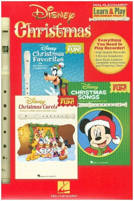 Cover: 888680627423 | Disney Christmas | Learn &amp; Play Recorder Pack | Recorder | Englisch