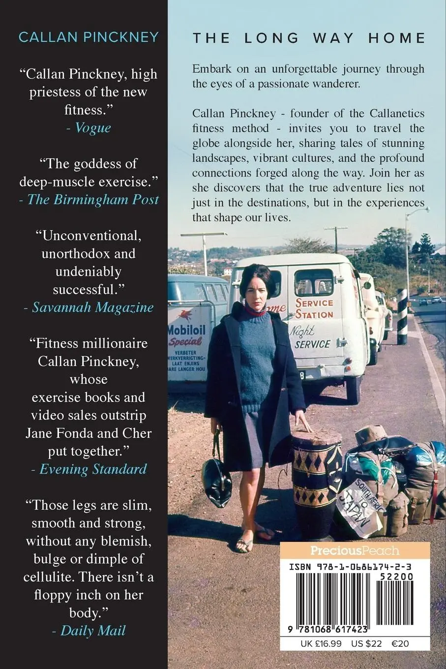 Rückseite: 9781068617423 | The Long Way Home | The Travel Memoirs of Callan Pinckney | Pinckney