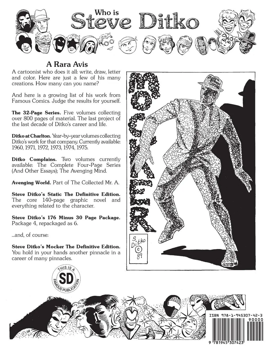 Rückseite: 9781945307423 | Steve Ditko's The Mocker The Definitive Edition | Steve Ditko | Buch