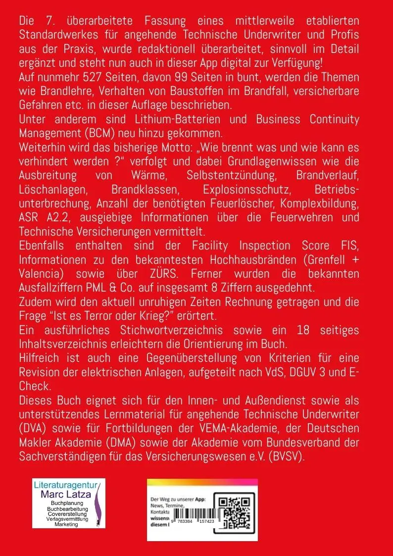 Rückseite: 9783384157423 | Handbuch für das Technische Underwriting | Marc Latza | Taschenbuch