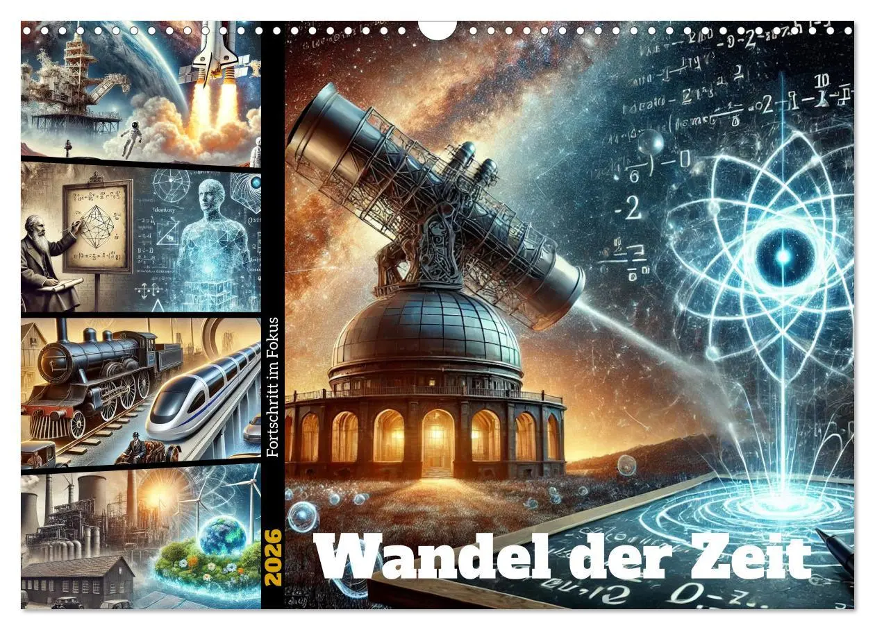 Cover: 9783457277423 | Fortschritt im Fokus - Wandel der Zeit (Wandkalender 2026 DIN A3...