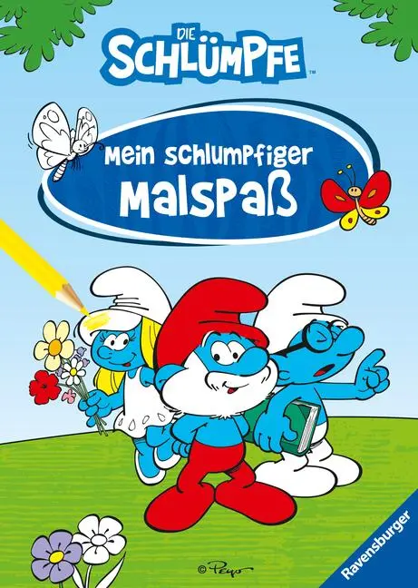 Cover: 9783473497423 | Die Schlümpfe - Mein schlumpfiger Malspaß | IMPS | Taschenbuch | 24 S.