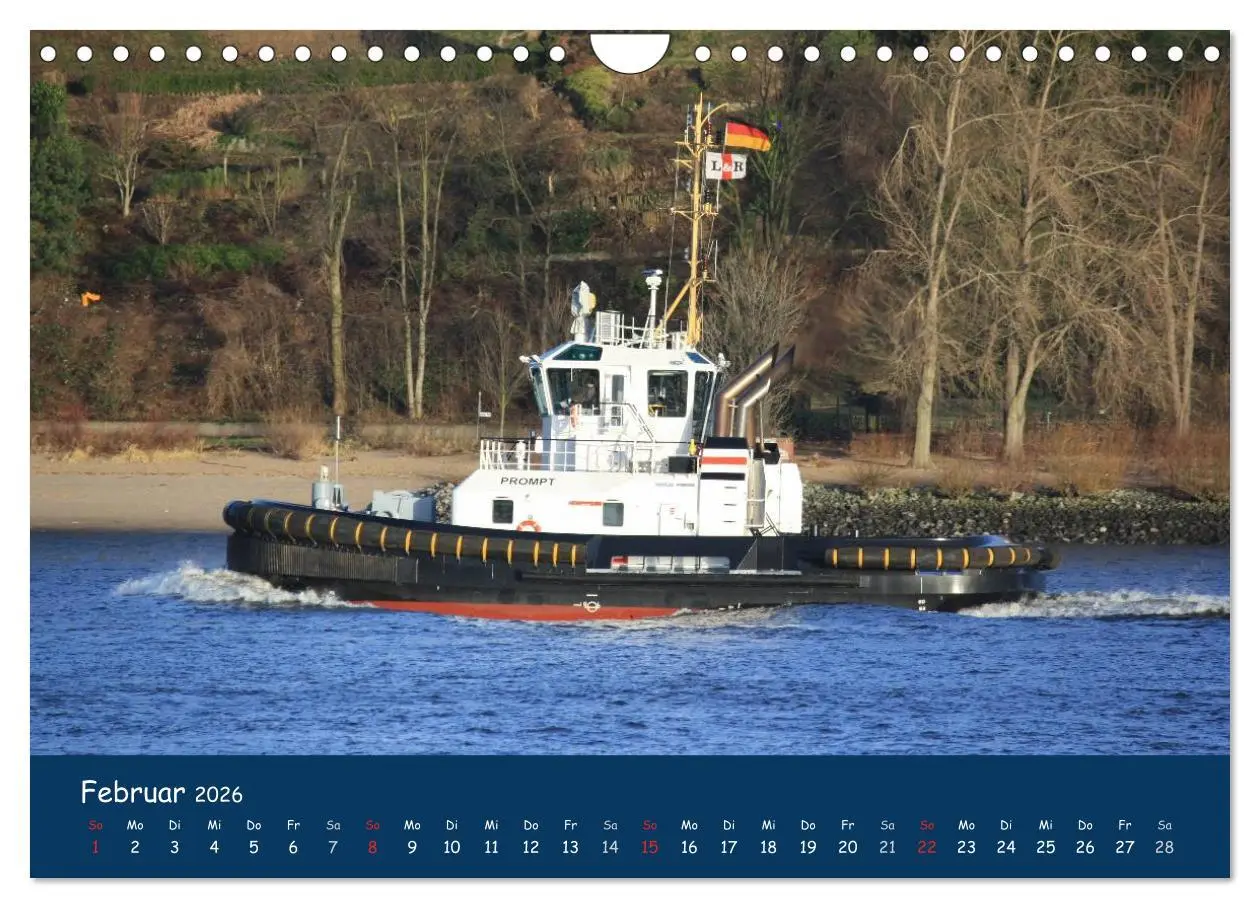 Bild: 9783516127423 | Schlepper im Hamburger Hafen (Wandkalender 2026 DIN A4 quer),...
