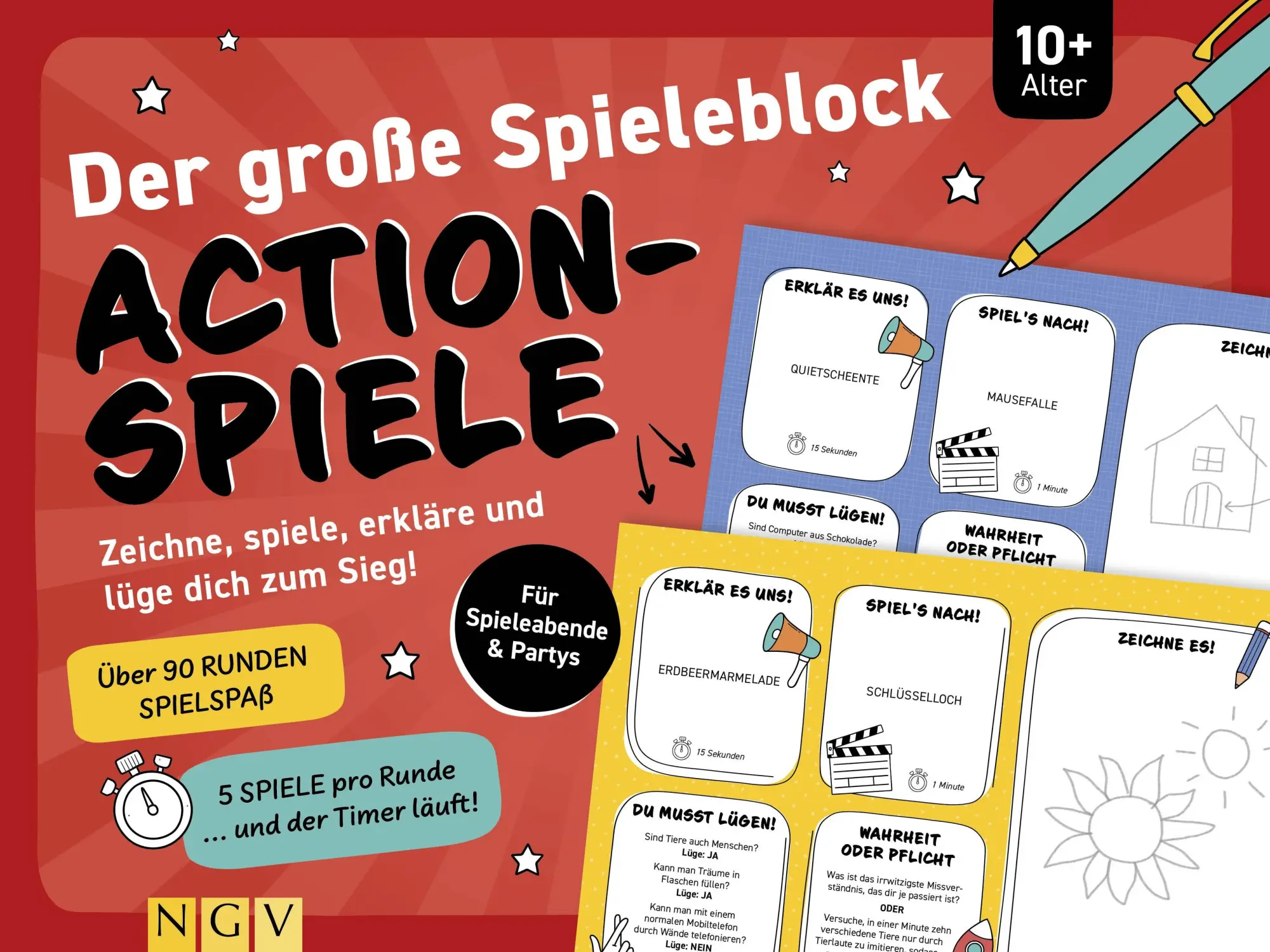 Cover: 9783625197423 | Der große Spieleblock Action-Spiele | Taschenbuch | 96 S. | Deutsch
