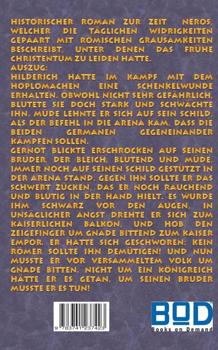 Rückseite: 9783741237423 | Unter der Macht Roms - Eine neue Hoffnung | Alexander Kronenheim
