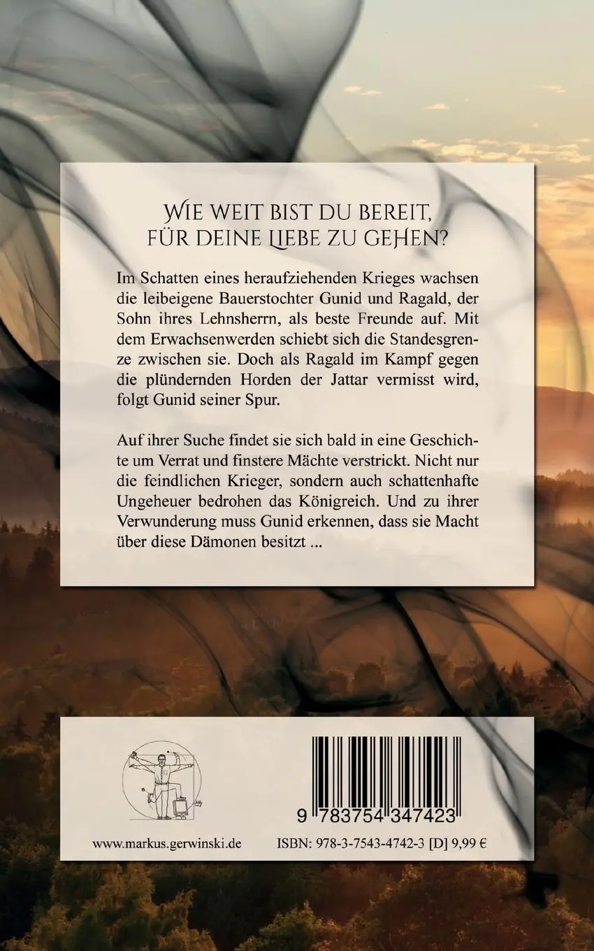 Rückseite: 9783754347423 | Bändigerin der Schatten | Markus Gerwinski | Taschenbuch | Falkenflug