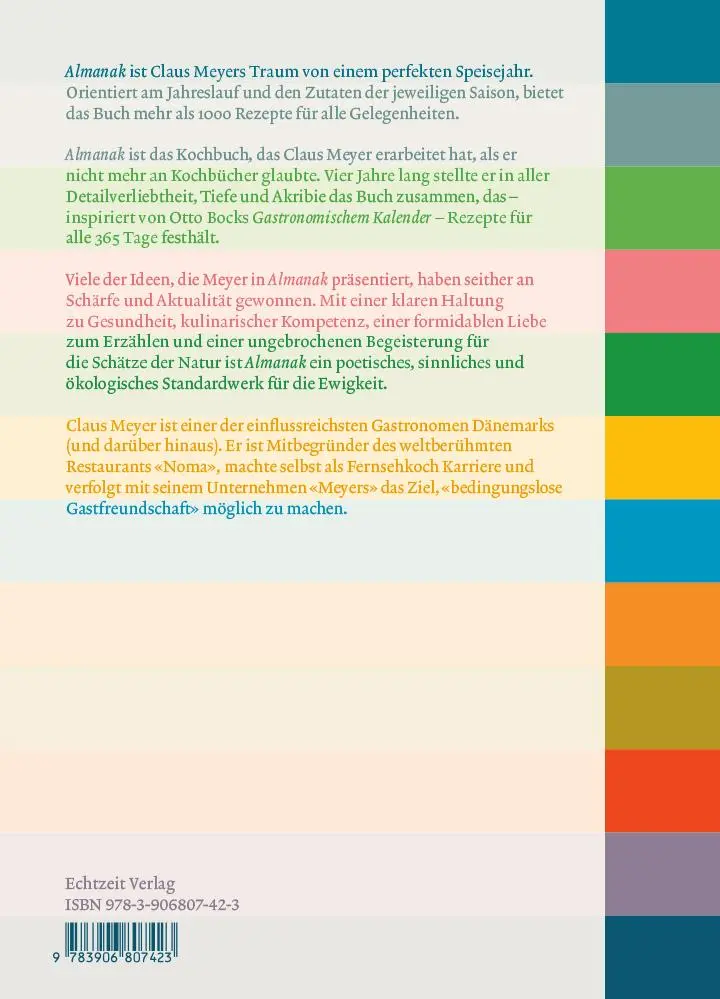 Rückseite: 9783906807423 | Almanak | Neue nordische Alltagsküche | Claus Meyer | Buch | 832 S.