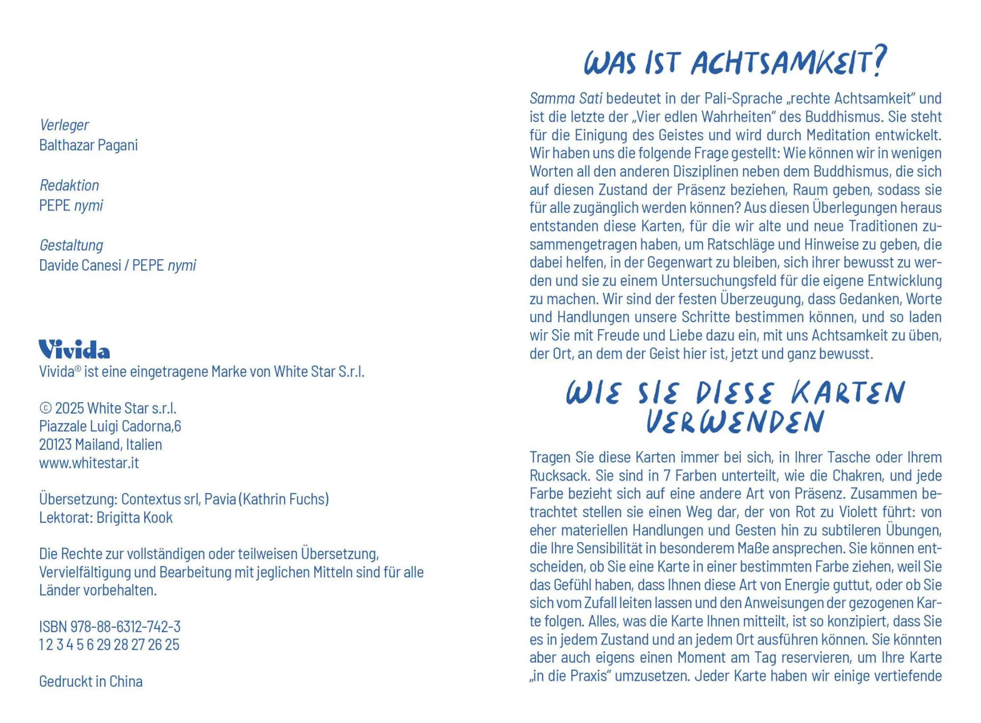 Bild: 9788863127423 | 5 Minuten Achtsamkeit am Tag | Federica Avanzi (u. a.) | Buch | 50 S.