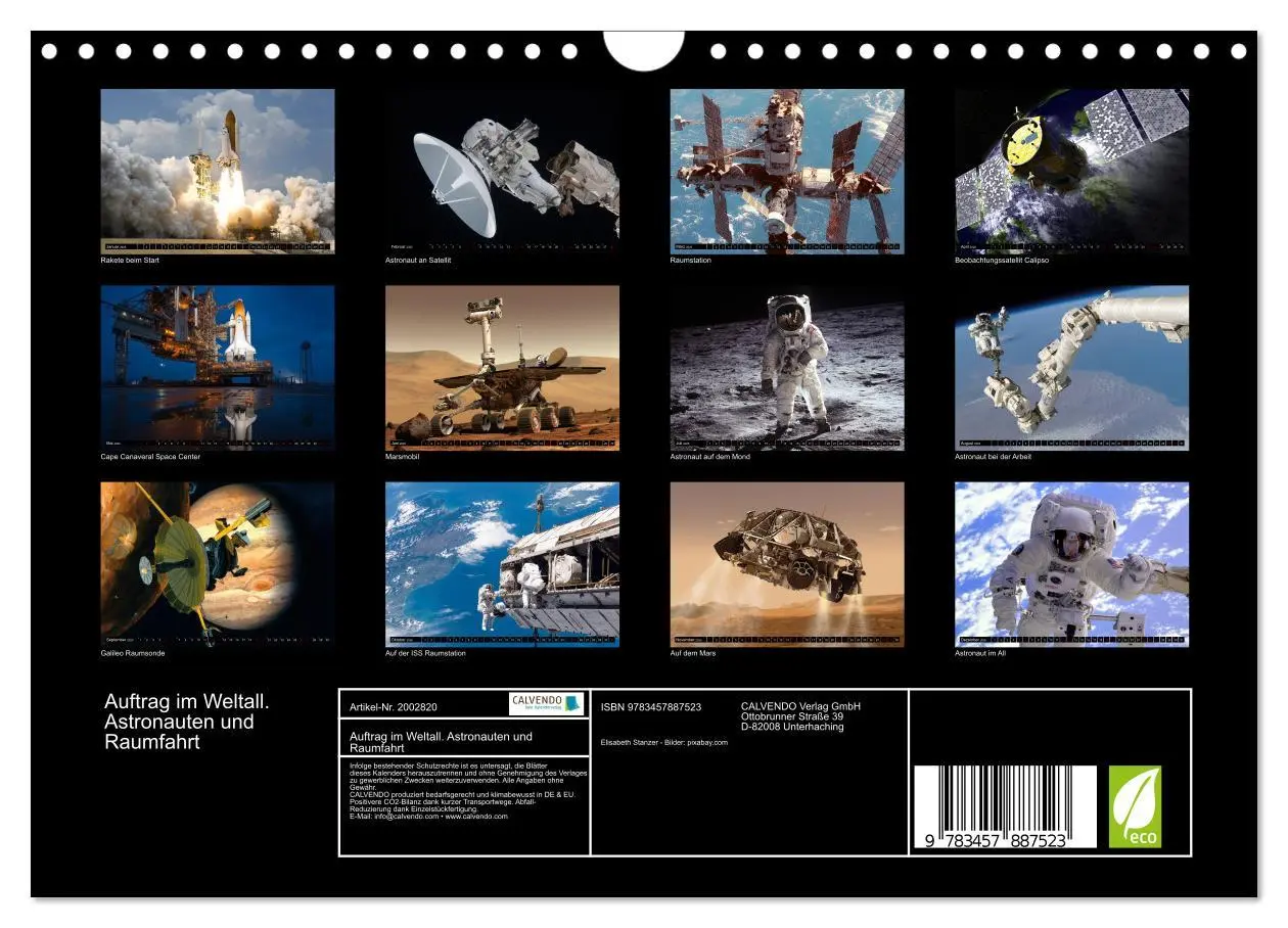 Bild: 9783457887523 | Auftrag im Weltall. Astronauten und Raumfahrt (Wandkalender 2026...