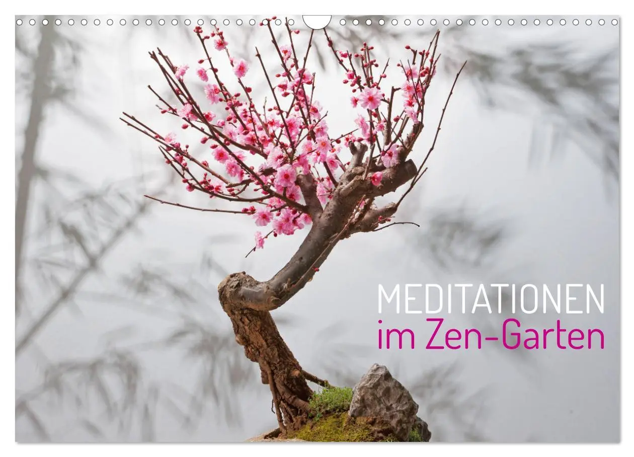 Cover: 9783516597523 | Meditationen im Zen-Garten (Wandkalender 2026 DIN A3 quer),...