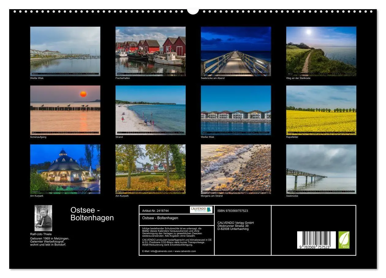 Bild: 9783569757523 | Ostsee - Boltenhagen (hochwertiger Premium Wandkalender 2027 DIN A2...