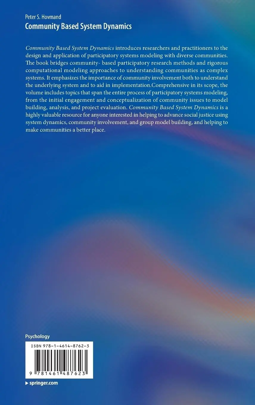 Rückseite: 9781461487623 | Community Based System Dynamics | Peter S. Hovmand | Buch | xv | 2013