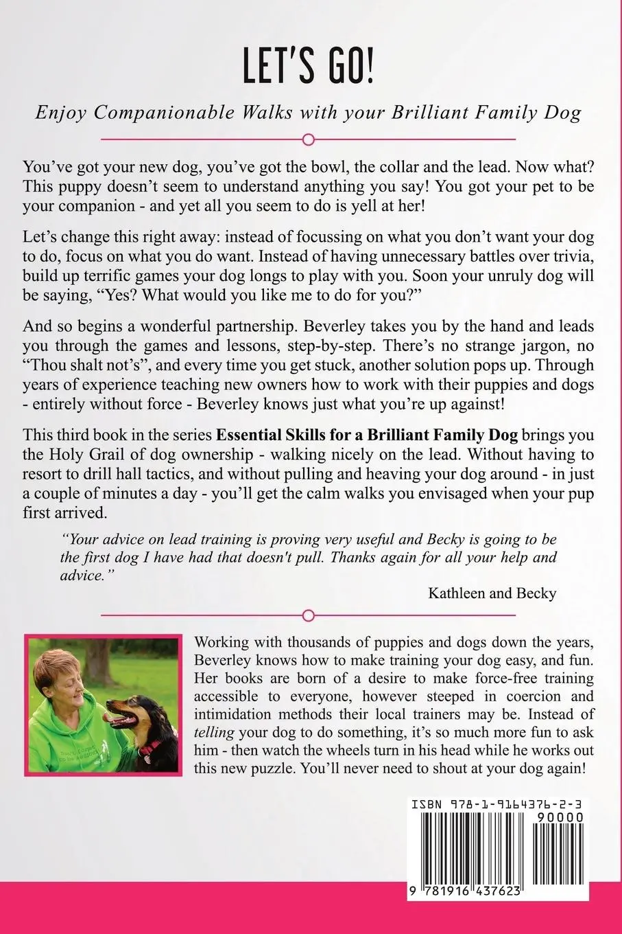Rückseite: 9781916437623 | Let's Go! | Enjoy Companionable Walks with your Brilliant Family Dog