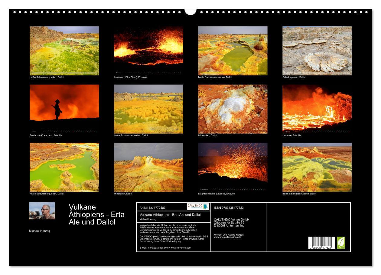 Bild: 9783435477623 | Vulkane Äthiopiens - Erta Ale und Dallol (Wandkalender 2025 DIN A2...