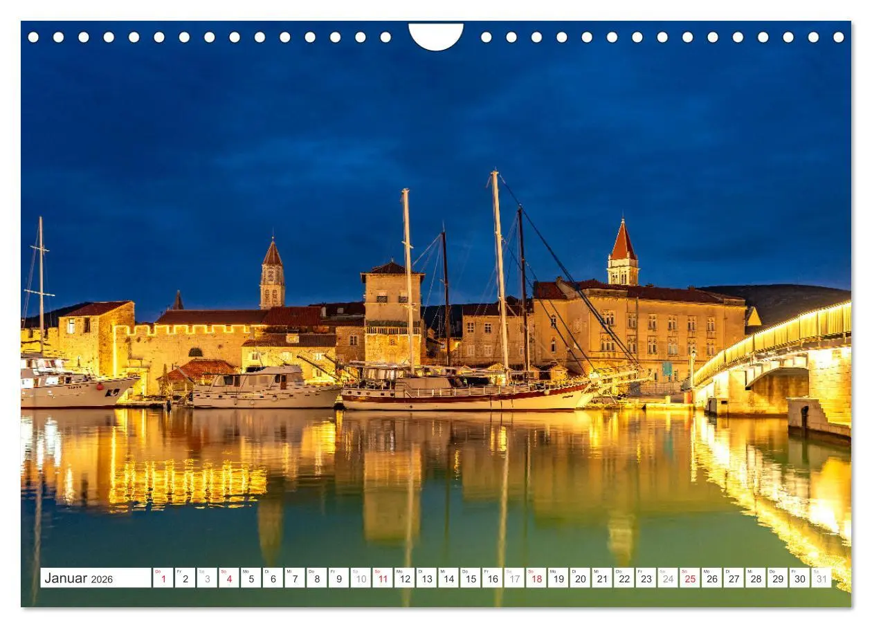 Bild: 9783457327623 | Kroatien - Welterbe Trogir (Wandkalender 2026 DIN A4 quer),...