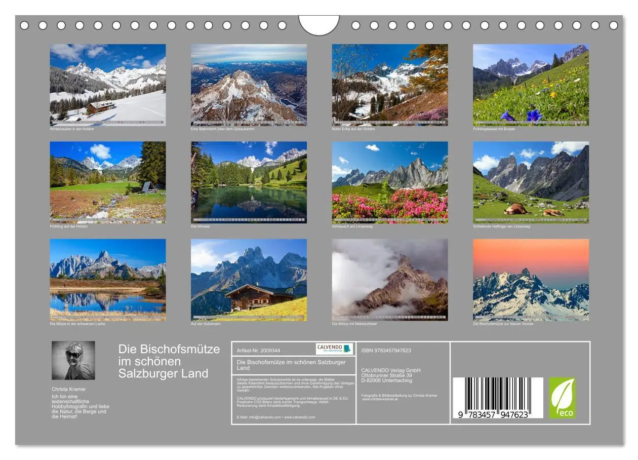 Bild: 9783457947623 | Die Bischofsmütze im schönen Salzburger Land (Wandkalender 2026 DIN...