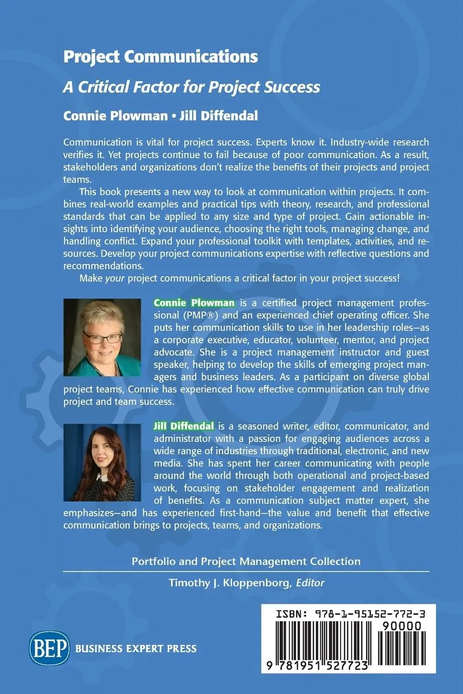 Rückseite: 9781951527723 | Project Communications | A Critical Factor for Project Success | Buch