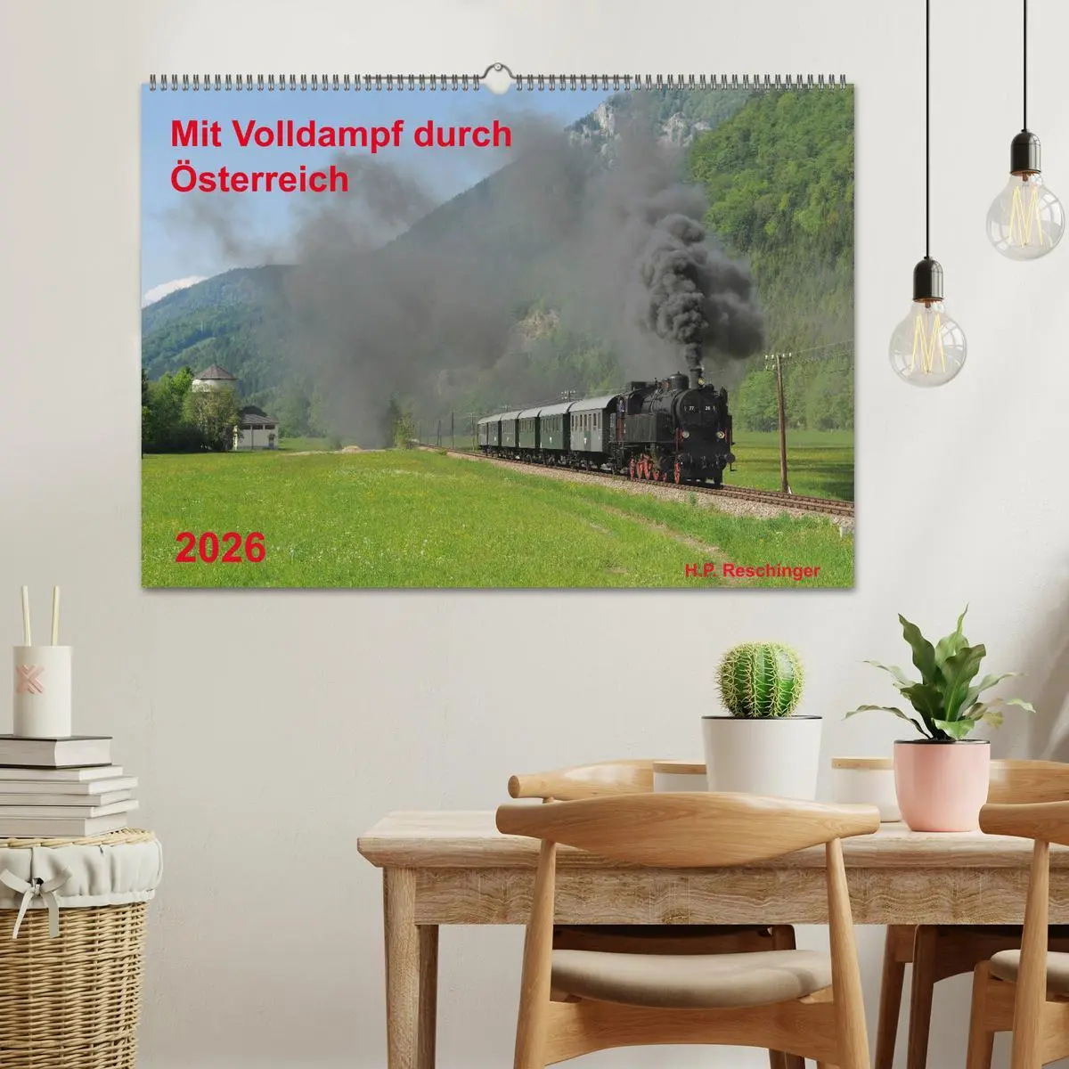 Bild: 9783457937723 | Mit Volldampf durch Österreich (Wandkalender 2026 DIN A2 quer),...