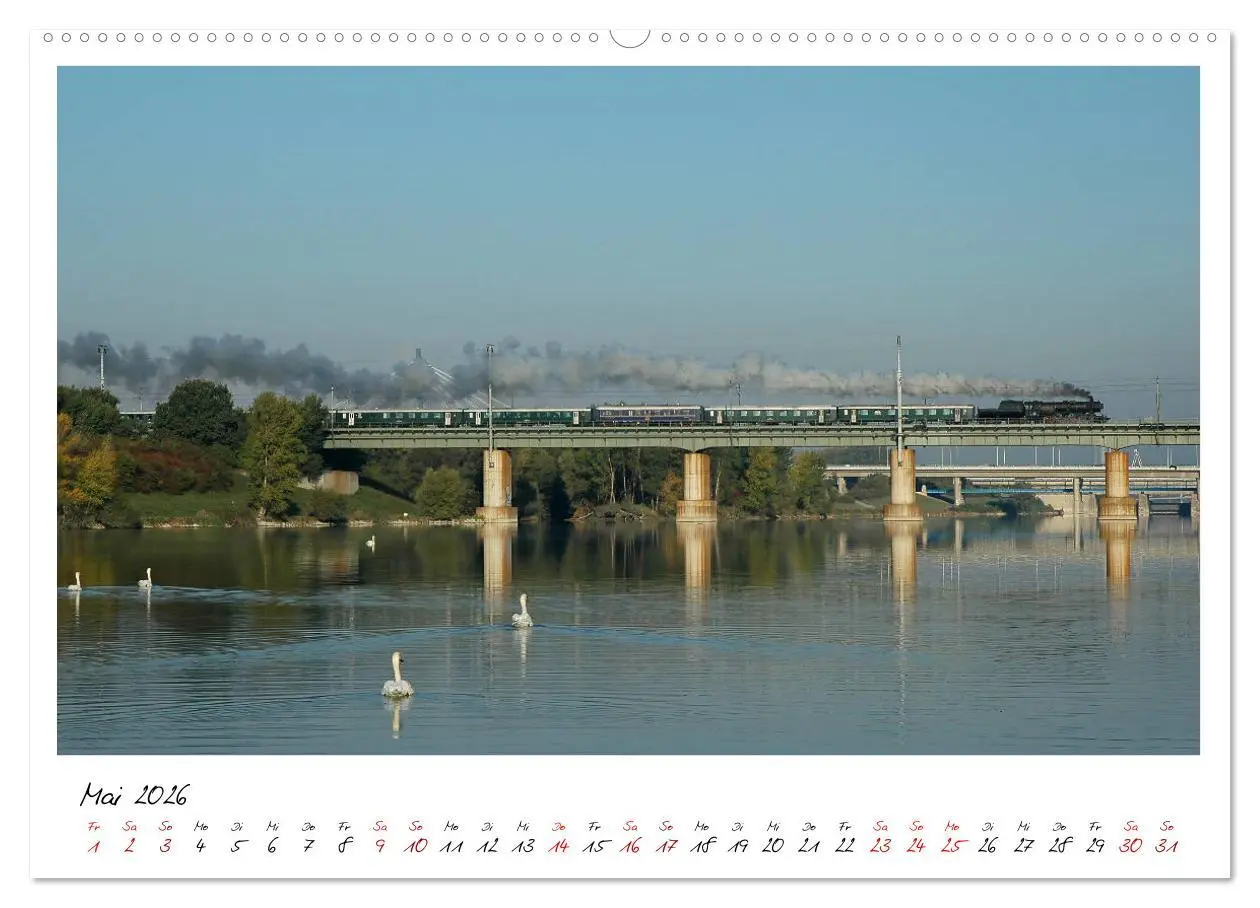 Bild: 9783457937723 | Mit Volldampf durch Österreich (Wandkalender 2026 DIN A2 quer),...