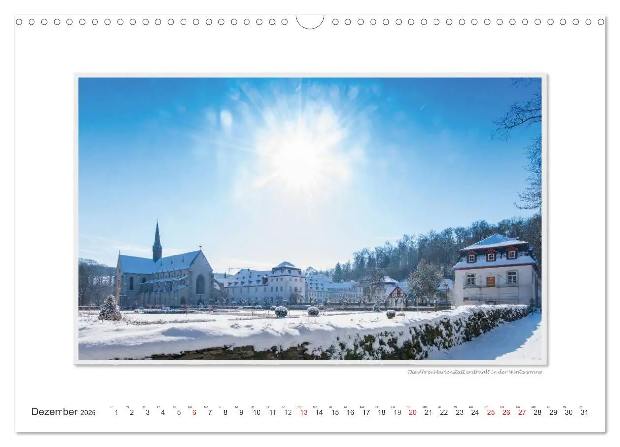 Bild: 9783516197723 | Emotionale Momente: Abtei Marienstatt im Westerwald (Wandkalender...