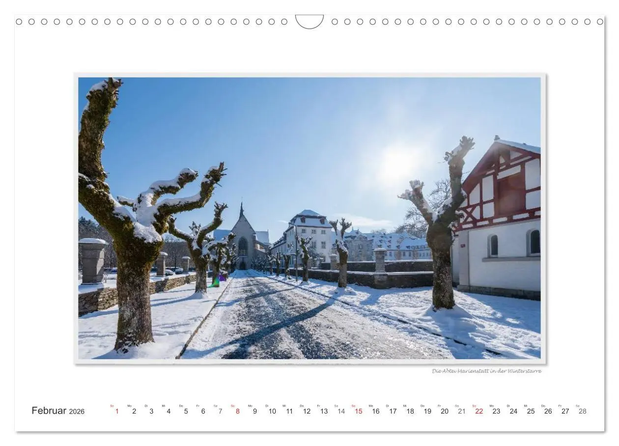 Bild: 9783516197723 | Emotionale Momente: Abtei Marienstatt im Westerwald (Wandkalender...