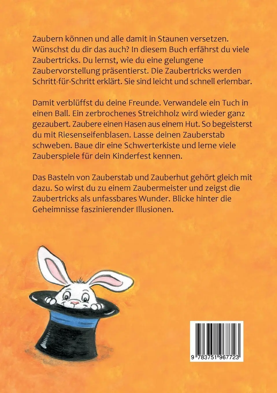 Rückseite: 9783751967723 | Tolle Zaubertricks für Kinder | Zaubern lernen - leicht gemacht | Buch