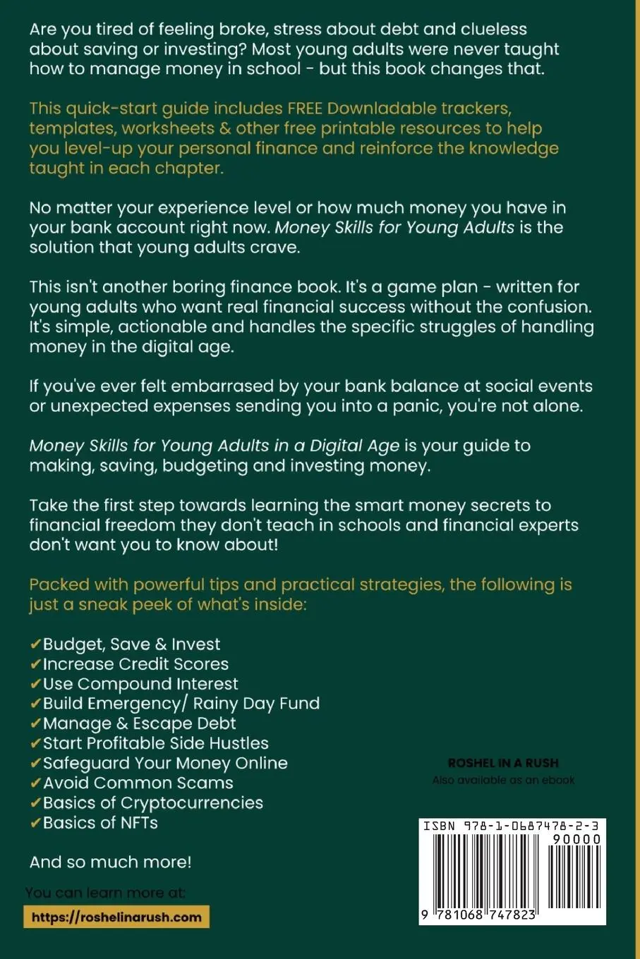 Rückseite: 9781068747823 | Money Skills for Young Adults in a Digital Age | Roshel Waite | Buch