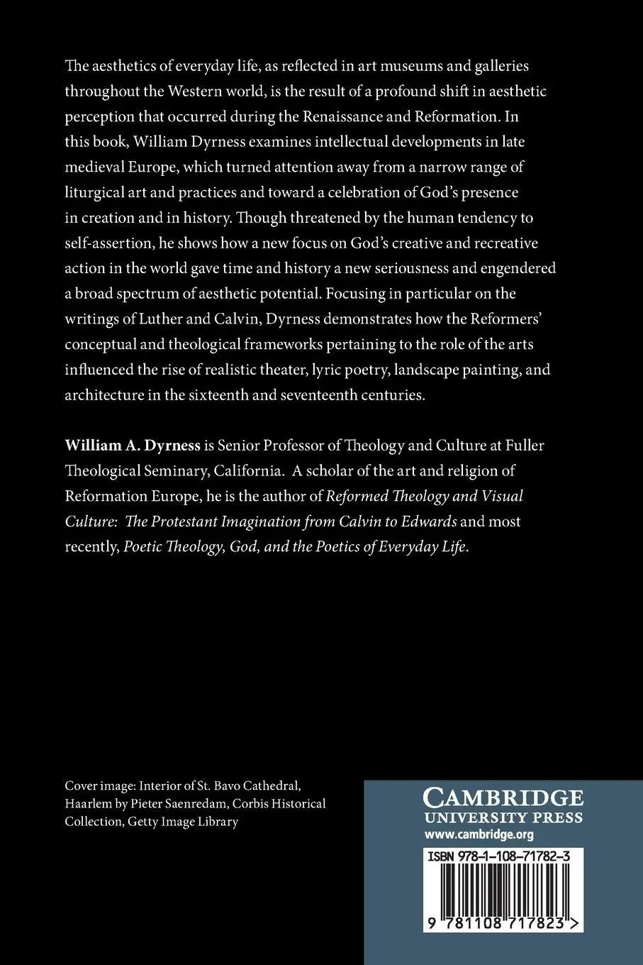 Rückseite: 9781108717823 | The Origins of Protestant Aesthetics in Early Modern Europe | Dyrness