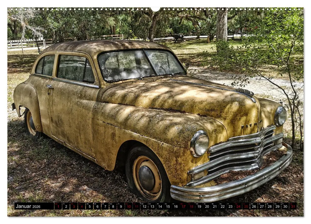 Bild: 9783457547823 | Florida Junk Cars (Wandkalender 2026 DIN A2 quer), CALVENDO...