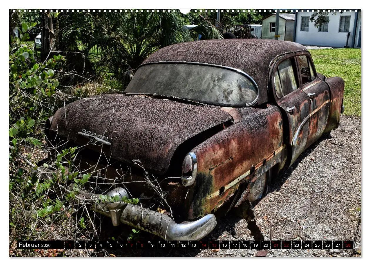 Bild: 9783457547823 | Florida Junk Cars (Wandkalender 2026 DIN A2 quer), CALVENDO...