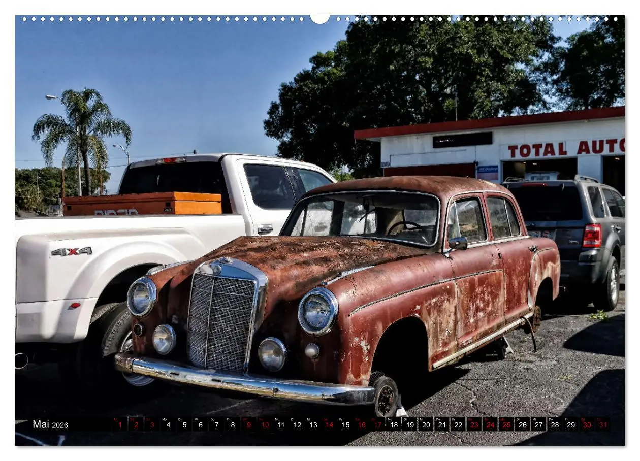 Bild: 9783457547823 | Florida Junk Cars (Wandkalender 2026 DIN A2 quer), CALVENDO...