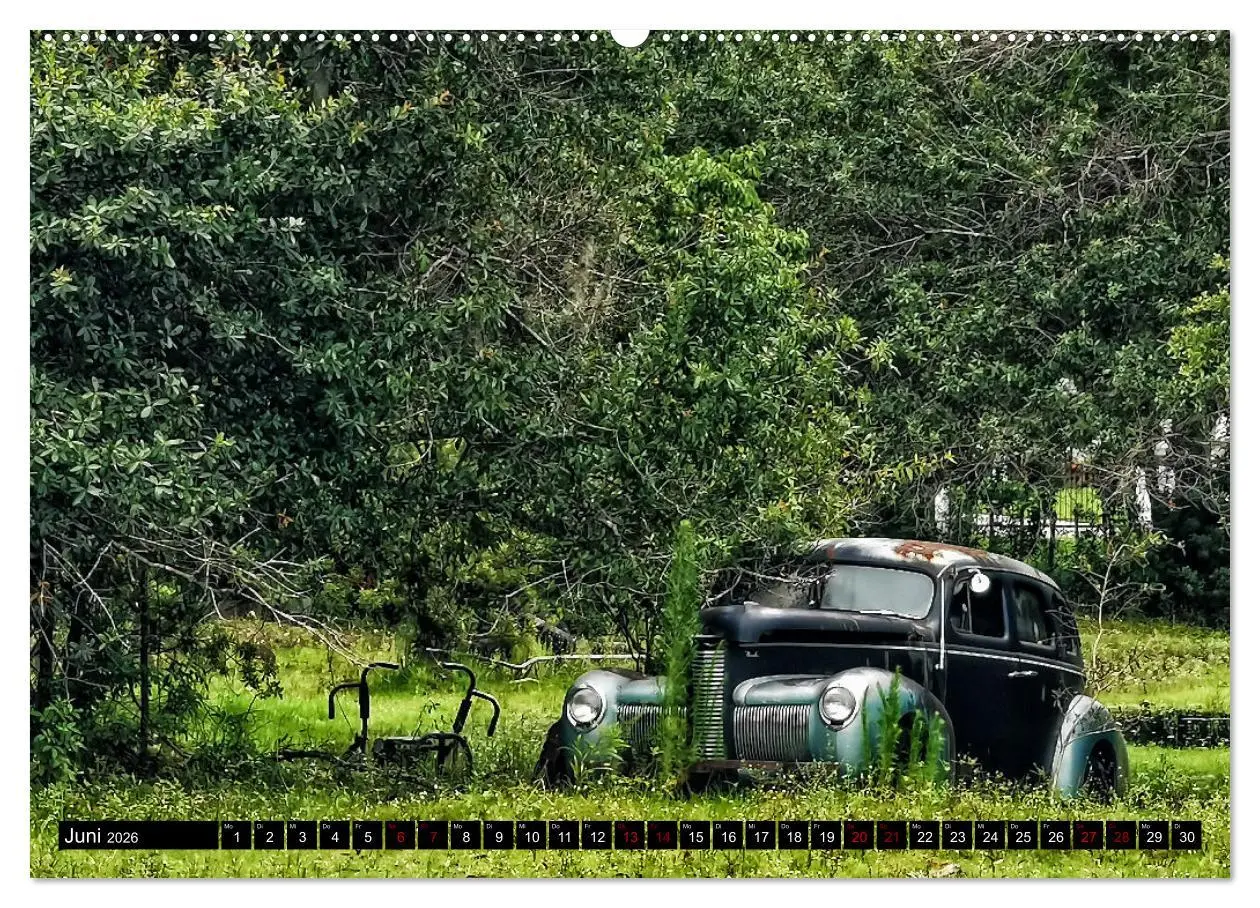 Bild: 9783457547823 | Florida Junk Cars (Wandkalender 2026 DIN A2 quer), CALVENDO...